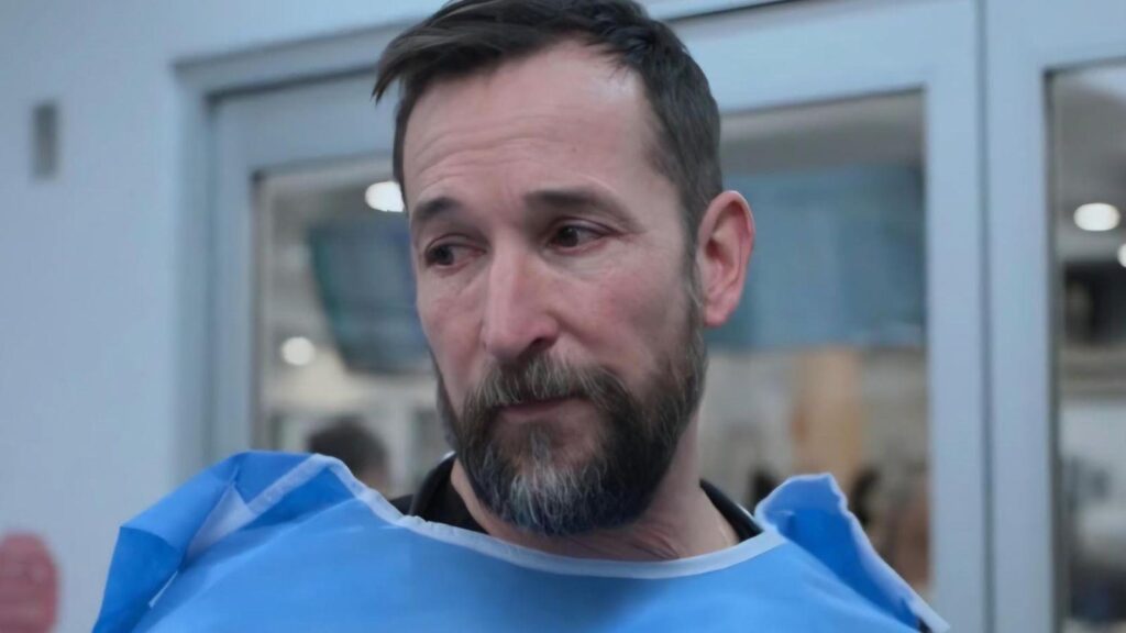 Noah Wyle as Dr. Michael 'Robby' Robinavitch in The Pitt season 2.
