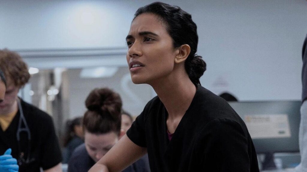 Supriya Ganesh as Dr. Samira Mohan in The Pitt season 2.