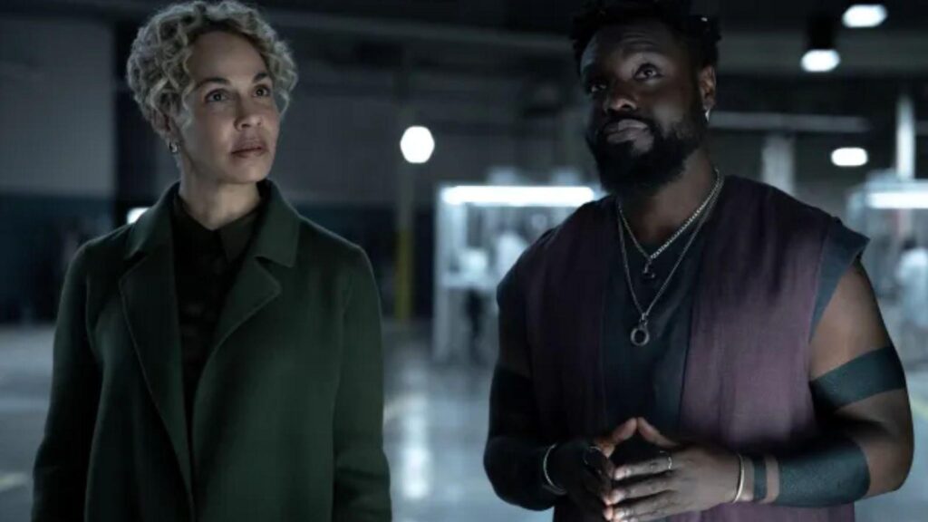 Amanda Brugel and Dayo Okeniyi prepare for another dangerous mission across realities together from Dark Matter Season 2