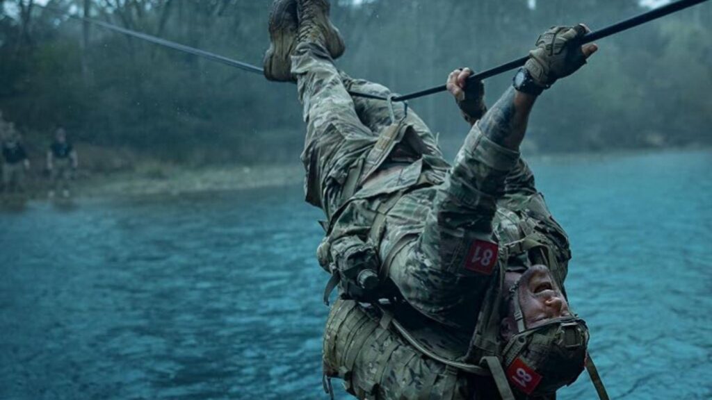 Alan Ritchson in War Machine