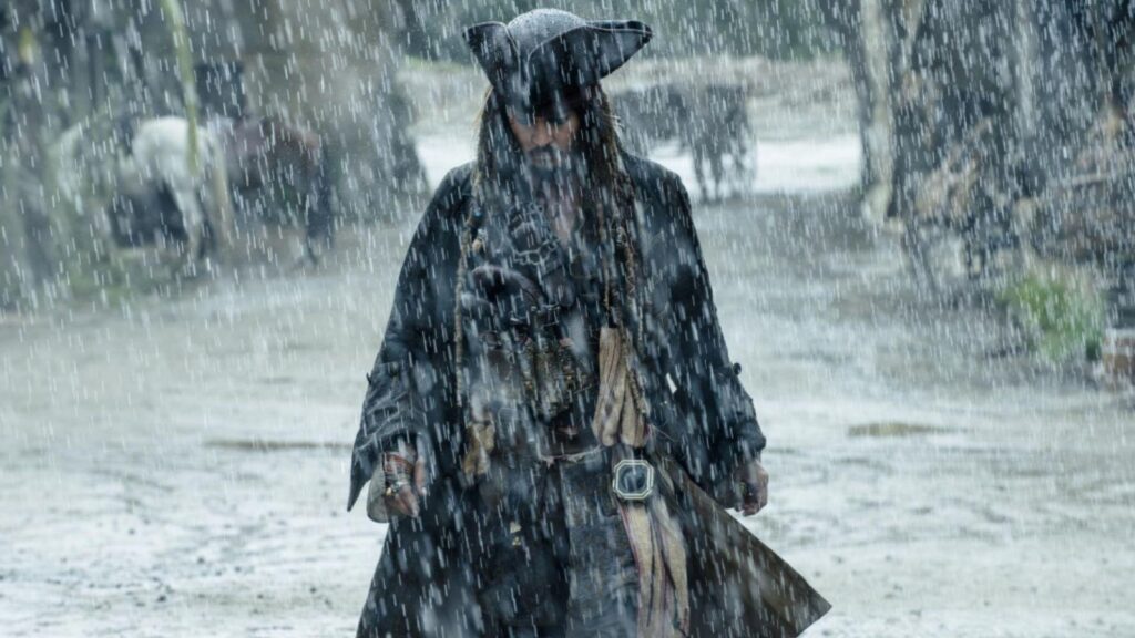 Johnny Depp in Pirates of the Caribbean: Dead Men Tell No Tales